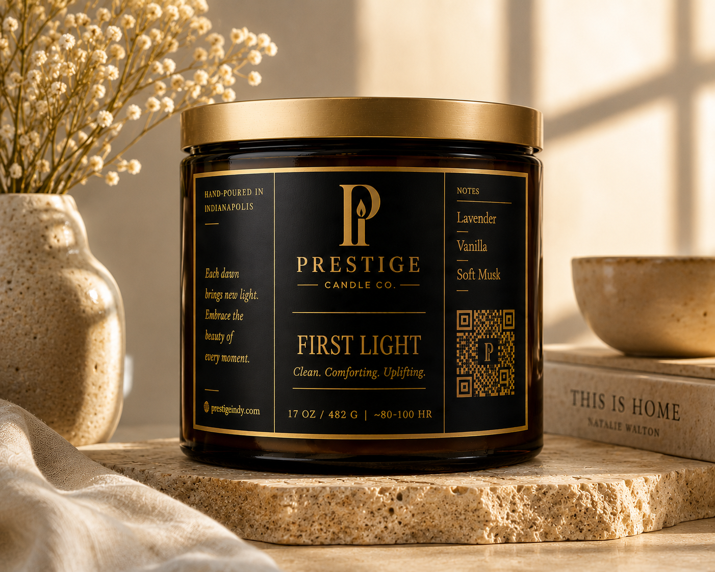 17oz 3-Wick Signature Soy Candle